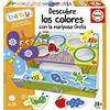 Educa - Scopri i Colori con la Farfalla Greta | Gioco educativo per Bambini con Pezzi Colorati per stimolare la percezione visiva, coordinazione Occhio-Mano e Sviluppo cognitivo (19715).