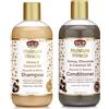 African Pride Moisture Miracle Shampoo and Conditioner, Honey, Chocolate & Coconut Oil Set, 12 Oz