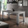 AHD Amazing Home Design Tavolo da pranzo allungabile 160-210x90cm design moderno grigio Jesi Bronx