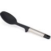 Joseph Joseph Elevate Cucchiaio da Cucina, Accessori in Silicone senza BPA, Antiaderente, Resistente al Calore, Manico in Acciaio Inox, Poggia Utensili Integrato