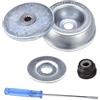 YPLonon Kit di 5 Pezzi Rondella di Spinta in Metallo di Alta qualità Kit di Fissaggio per Decespugliatore Universale con Cacciavite a Testa Piatta Adattatore per Stihl per l'Irrigazione Trimmer
