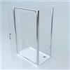 Taco Box doccia a 2 lati porta 2 battenti da 100 cm con lato fisso da 70 cm cabina profilo cromato cristallo trasparente 6 mm altezza 195 (70 x 100)