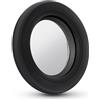 JJC Oculare in silicone morbido con vetro ottico per Nikon D800 D800E D810 D810A D850 D700 D500 Df D5 D4S D4 D3S D3 D2Xs D2X D2Hs D2H F6 Sostituisce la coppa oculare rotonda Nikon DK-17