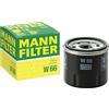 Mann Filter MANN-FILTER W 66 Filtro dell'olio - per Autovetture + veicoli commeriali