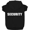 Izefia Felpe con Cappuccio per Cani con Stampa di Security Abbigliamento per Cani con Felpa Caldo Maglione Cappotto in Cotone per Cani di Piccola Taglia(Nero, XXXL)