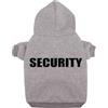 Izefia Felpe con Cappuccio per Cani con Stampa di Security Abbigliamento per Cane con Felpa Caldo Maglione Cappotto in Cotone per Cani di Piccola Taglia Grigio 5XL