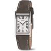 Boccia Orologio analogico al quarzo da donna con cinturino in pelle 3285-08, argento, cinghia