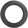 FIREFIX R200/R - Rosetta per canna fumaria da 2 mm, diametro 200 mm, per stufe e camini, Senotherm, colore: Nero