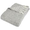 Arctic Coperta Saga - Plaid reversibile di alta qualità in design Scandi - 100% lana vergine con sigillo Woolmark, 130 x 200 cm, grigio