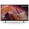 Sony BRAVIA KD-43X80L LED 4K HDR Google TV ECO PACK BRAVIA CORE Flush Surface Design GARANZIA ITALIA