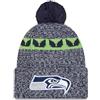New Era NFL Sideline Sport Knit Berretto Football Americano 2023/2024 Cappello Inverno con Pom-Pom Taglia Unica Tutte Le Squadre