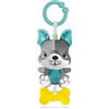Clementoni Morbido Cagnolino Sonaglino-Gioco Neonato, 100% Lavabile, Bambino 0-18 Mesi, 17354