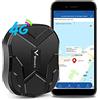 Winnes 4G LET GPS Tracker Localizzatore GPS Auto Tracking in Tempo Reale Tracciatore di Posizione,Geo-Fence Alarm App Gratuita Antifurto per Auto Moto Camion con Forte Magnete (TK905-5000nah)