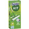 Swiffer Starter Kit Scopa Lavapavimenti + 11 Panni - -