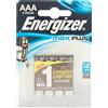 Energizer Max Plus AAA 4 Batterie Mini Stilo - -
