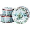 Hutschenreuther Serie 2023 sull'albero di Natale Set 3 contenitori per biscotti