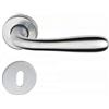 VI.TEL. 2 MANIGLIE PER PORTE maniglia porta CON ROSETTA ORO BRONZO ALLUMINIO vi. tel. serie AGNONA (Alluminio Argento)