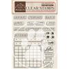 Timbri acrilici Stamperia Create Happiness Christmas Calendario