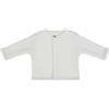 Fs - Baby CARDIGAN GIACCA NEONATA BAMBINA IN MAGLIA BIANCA