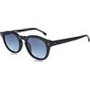 LOZZA SL4284 700B Sunglasses Unisex Plastic, Standard, 52 Occhiali, Black/Blue Shaded, Uomo