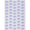 Avery Italia L7103-25 Etichette in Carta Kraft (450 adesivi per la stampa, 42,3 x 63,5 mm su A4, autoadesive, ovali riciclate, adesivi per prodotti sostenibili), 25 fogli, marrone naturale