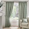 Dreams & Drapes Aveline, 100% cotone, coppia di tende plissettate con fermatenda, 168 x 183 cm