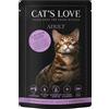 Cat's Love 24 x 85 g Umido per gatto - Salmone e Pollo