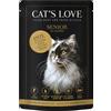 Cat's Love 24 x 85 g Umido per gatto - Senior Anatra
