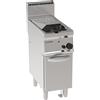 Friggitrice ad 1 vasca da 14LT a GAS. Scambiatori in vasca_Freestanding su vano chiuso Dim.cm. 35x70x85H- Potenza termica 11,5Kw