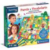 Clementoni - 16595 - Sapientino Più - Parole e Vocabolario - Gioco Educativo 6 Anni Per Sviluppare Lessico, Gioco da Tavolo sulle Parole, Apprendere Nuove Parole, Made in Italy