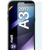 MoEx Matte Pellicola Vetro per Samsung Galaxy A3 (2017) Trasparente Trasparente 2X Stück