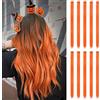 Feshfen, extension colorate a forcine con capelli lisci da 50 cm, 16 ciocche in 8 colori diversi, ideali per acconciature e Cosplay