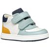 Geox B BIGLIA Boy A, Scarpe da Ginnastica Bimbo 0-24, White/Sage, 20 EU