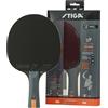 Stiga 4-star Vision, Racchetta Da Ping Pong Unisex Adulto, Nero/Rosso, Taglia unica