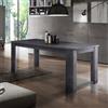 AHD Amazing Home Design Tavolo da pranzo allungabile 160-210x90cm design moderno Jesi Ardesia