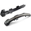 Car Passion Indicatore di direzione Freccia Specchietto laterale LED Compatibile con VW Golf 8 VIII Luce Dinamico Progressivo Fumè Nero Side Marker Dynamic (Per Golf 8)