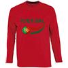 Supportershop - Maglietta Portogallo L/S Uomo, Rosso, Fr: S (Taglia Produttore: S)