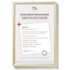 walther design cornice oro 21 x 29,7 cm (DIN A4) Sedia con cornice per documenti in alluminio Telaio in alluminio AJ130G