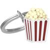 Metalmorphose O meta[l]morphose METALMORPHOSE MTM135-01 Portachiavi Popcorn, rosso/bianco, taglia unica, rosso e bianco, Taglia unica, Moderno