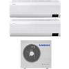 Samsung Climatizzatore Condizionatore Samsung Dual Split Inverter serie WINDFREE AVANT 9+18 btu con AJ052TXJ2KG R-32 Wi-Fi Integrato 9000+18000 - Novità