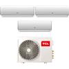 TCL Climatizzatore Condizionatore TCL Trial Split Inverter serie ELITE F2 9+9+12 con MT2730 R-32 Wi-Fi Integrato 9000+9000+12000