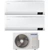 Samsung Climatizzatore Condizionatore Dual Split Inverter Samsung Serie CEBU 7000+12000 btu con AJ050TXJ2KG/EU A+++ Wi-Fi 7+12 - NOVITA'