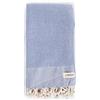 Bersuse 100% Cotone - Ventura Asciugamano Turco Telo Mare - Denim Blu