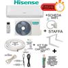 Hisense Climatizzatore Hisense Inverter EASY SMART 9000 Btu + Staffa + SCHEDA WIFI W4GX + Kit Tubi Rame 3MT R-32 Wi-Fi Optional