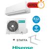 Hisense Climatizzatore Hisense HI COMFORT 12000 Btu + Staffa Inverter R32 A++/A+ Wifi Integrato