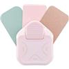 Vaessen Creative 3 in 1 Perforatrice per Arrotonda Angoli, Fustellatrice per Carta, per Progetti Fai da Te, Scrapbooking, Diy e Creazione di Biglietti, Rosa, 4-7-10 Mm