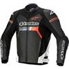 Alpinestars Giubbotto Moto in Pelle Alpinestars GP FORCE Fluo Rosso Bian