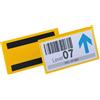 Durable Buste identificative magnetiche - 150 x 67 mm - giallo - conf. 50 pezzi 1742-04