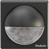 Theben 1010201 theLuxa R180 BK - Rilevatore di movimento passivo a infrarossi nero - Copertura angolare 180°- per esterno