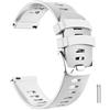 ANBEST Compatibile con Garmin Vivoactive 3/Forerunner 245/645/Vivomove HR Cinturino, 20mm Sgancio Rapido Bracciale di Ricambio per Galaxy Watch 42mm/Gear Sport, Bianco